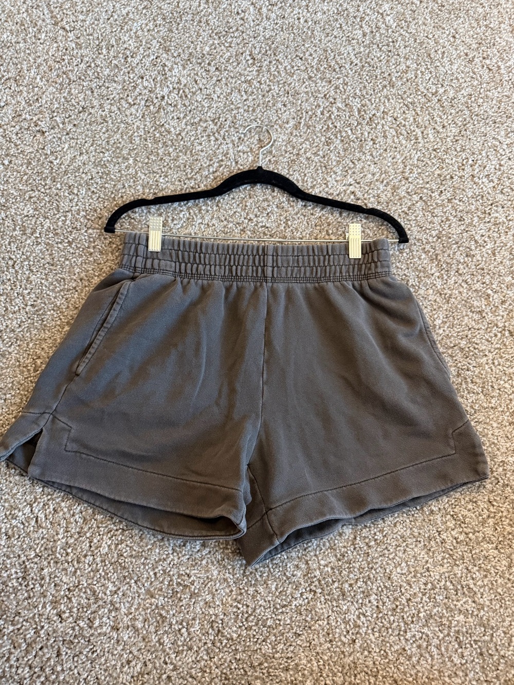 aerie Olive Gray Athletic Lounge Shorts